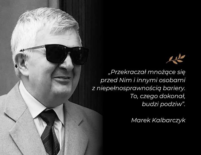 Osobiste wspomnienie Marka Kalbarczyka – Prezesa Fundacji Szansa – Jesteśmy Razem, wieloletniego współpracownika i przyjaciela Śp. Sylwestra Peryta.